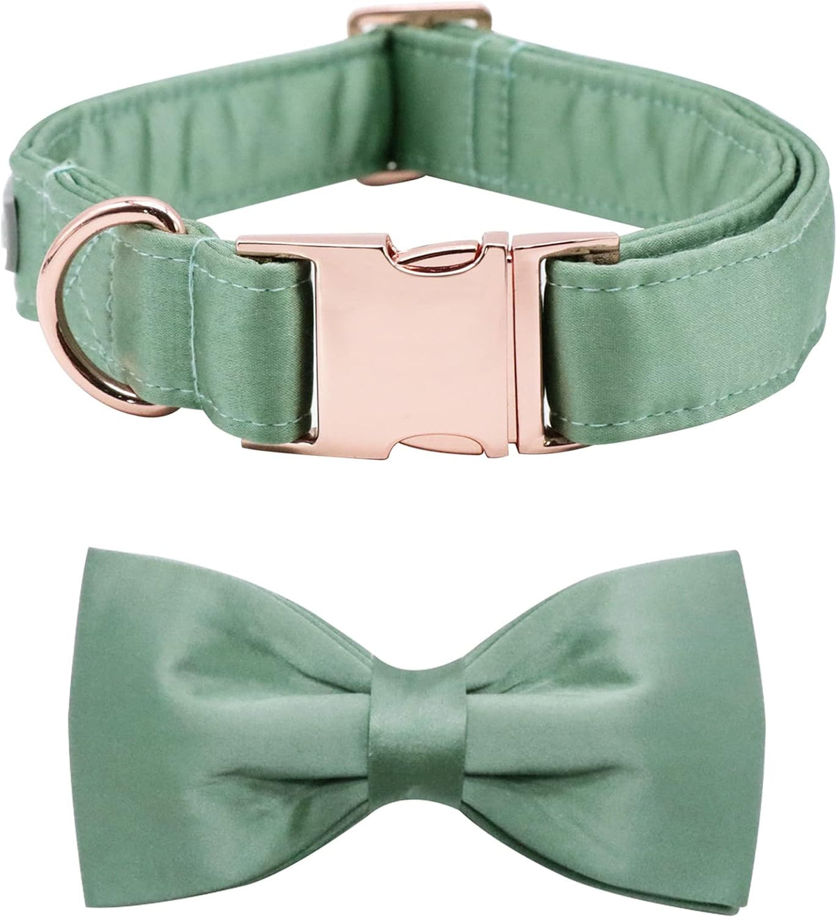 Lionet Paws Bowtie Dog Collar - Small (Pack of 1) / Grass Green
