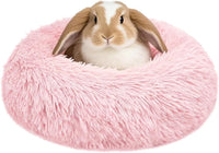 Bunny Bed Large Rabbit Hideout Soft & Comfortable – Daily Care for Small Pets - Pink