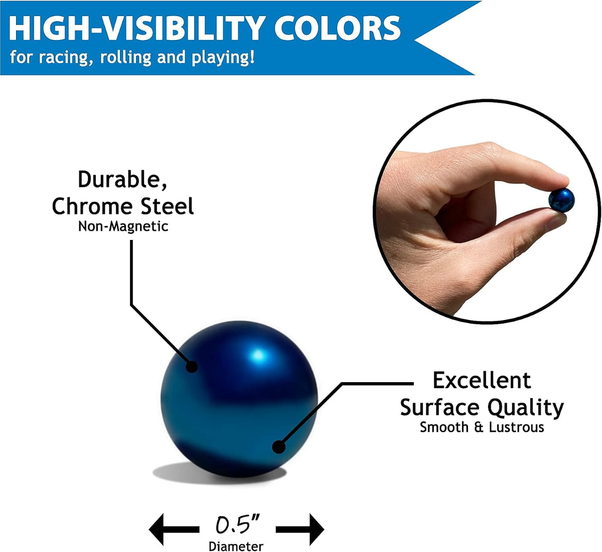 [20 PACK] Colored Marbles For Marble Run - image 3