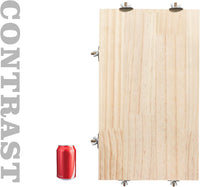 15.7×10.4 Inches Large Bird Perch Stand Platform - 21.7 × 13.8 Inches Natural - image 4