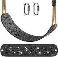 SELEWARE Black High Back Full Bucket Toddler Swing Seat w/Adjustable - Black Swing Seat (1 Pack)