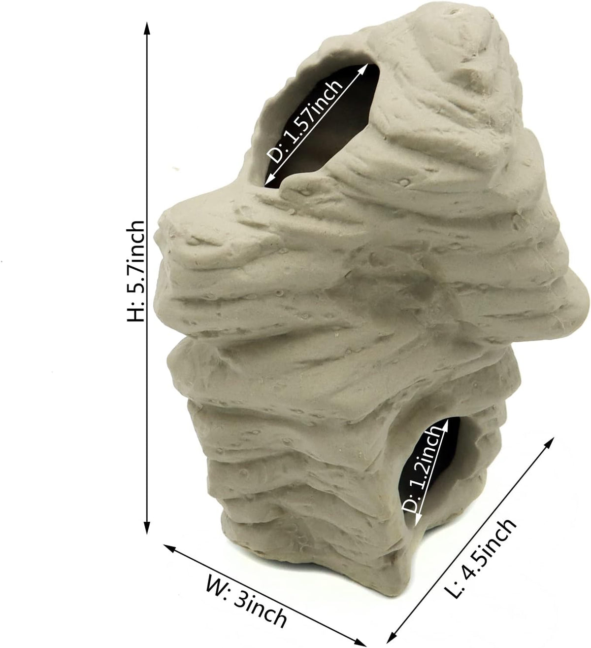 Aquarium Decoration Rock Caves, Betta Fish Tank Accessories – Essentials for Fish - Small & Medium & Large - image 4