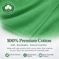 Lovelonglong Pet Clothing Dog Costumes Basic Blank T-Shirt Tee Shirts - M (-9lbs) / Green - image 2