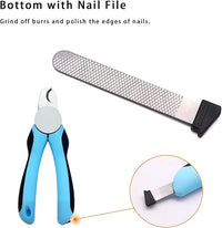 Cat & Dog Nail Clipper and Trimmer with Safety Guard, Avoid Over Cutting Toenail, Equipped with Nail File - Professional Grooming Tool for Pets