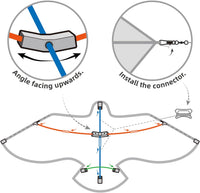 SGftre Complete Kite with Handle, Line & Accessories - 1 / Eagle-B - image 4