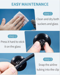 Pawfly Aquarium Suction Cup Clips for Standard 3/16" ID Airline - Black / 30 Pack - image 3