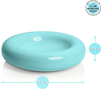 CatGuru Cat Food Bowl, Ceramic Bowls for Indoor Cats - Set of Two / Torus Aruba - image 3
