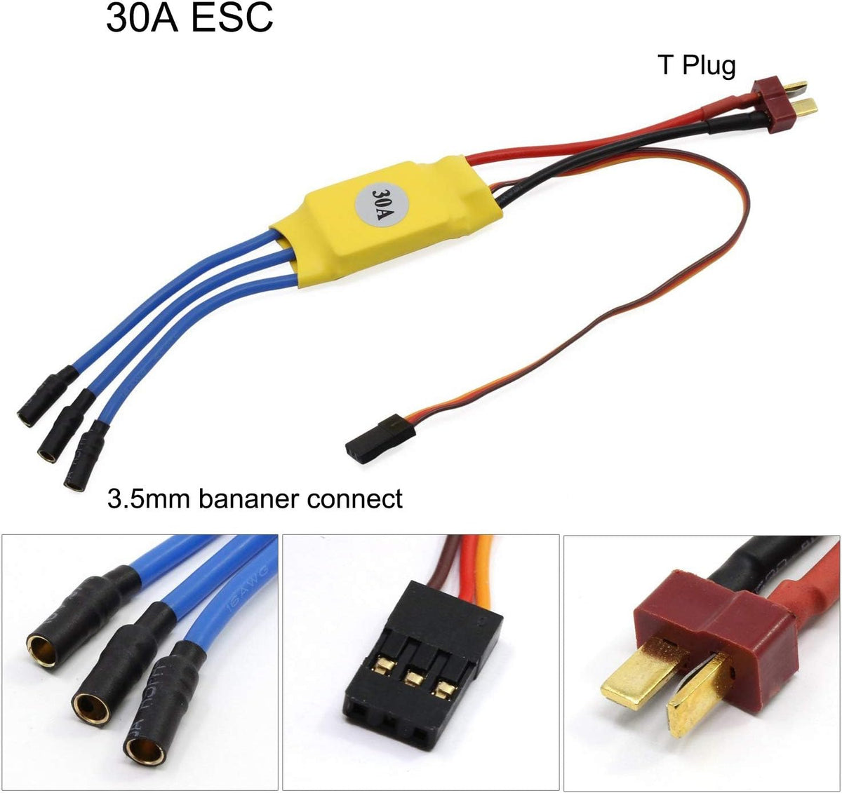 A2212 1400KV RC Brushless Motor 30A ESC Motor SG90 Micro Servo 8060 - image 4