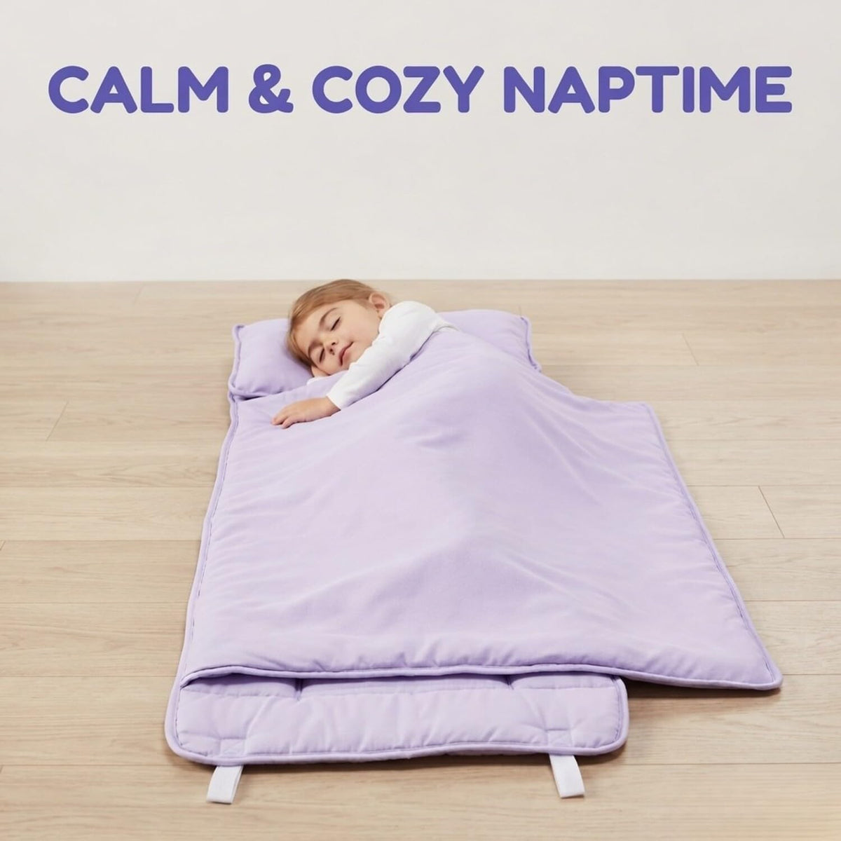 EVERYDAY KIDS Born to Dance Ballerina toddler nap mat with removable pillow and attached blanket - view 11