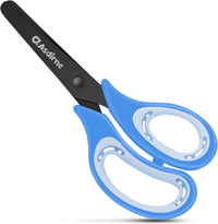 Asdirne blunt tip kids scissors, 13.5 cm, with stainless steel blades and soft grip handle