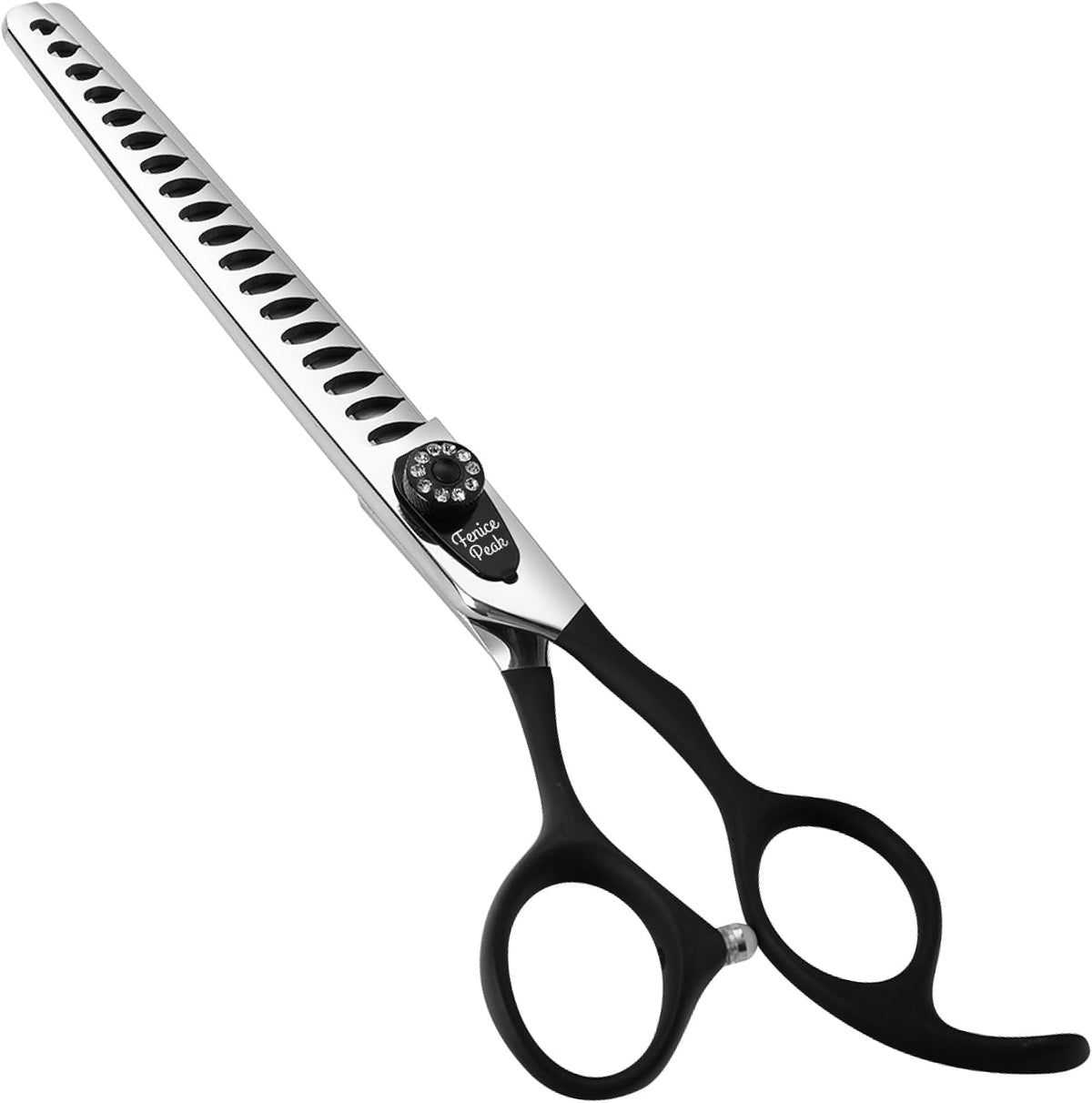 7.0'' Professional Dog Grooming Scissors Set with Black Non-Slip - Chunker Shear / 7.5''