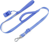 Wisedog Two Handles Dog Leash, Lilac - Moonlight Blue / S