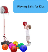 ABAJI Mini Basketballs 2 Pack 5" Set with Pump Needle Durable - Pink - image 4