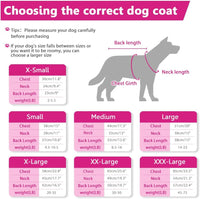 Dog Winter Coat,Warm Fleece Lined Dog Jacket with Leash Hole & Hood – Essentials for Dogs - Pink / Large - image 3