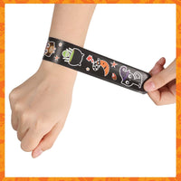 MGparty 72PCS Halloween Slap Bracelets 24 Halloween Theme Designs - Halloween - image 4