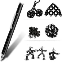 Fidget Pen, Decompression Magnetic Fidget Toy Pen - Black - image 2