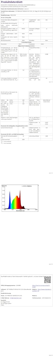 SEAOURA Submersible Led Aquarium Light for Fish Tank with Timer - 7 inch for 7.8-17inch tank - image 2