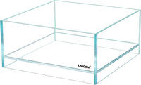 Aquarium 75H 37 Gallon Ultra Clear Glass Rimless Fish Tank – Essentials for Fish - Air / 1.6Gal W10.6×D10.6×H4.7 in(27x27x12cm) - image 2