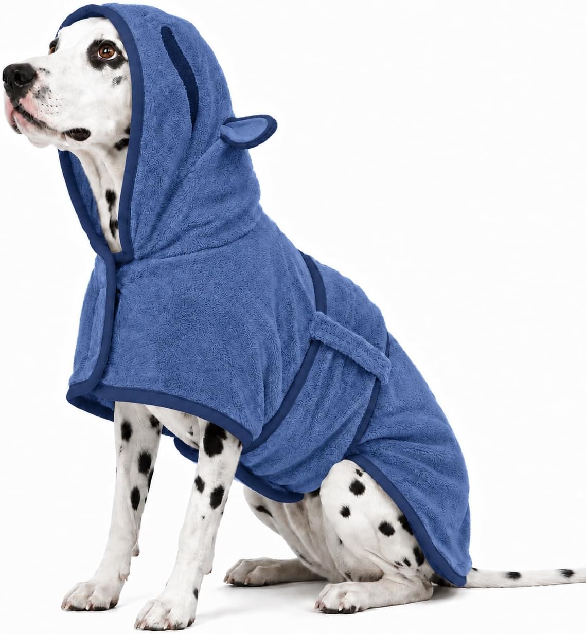 Dog Bathrobe, Fast Drying Coat - Small / Blue