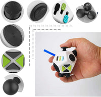 Fidget Dodecagon-12 Sided Fidget Toy Cube for Kids - A2 White - image 4