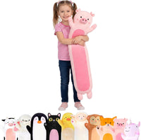 Cuddle Paws Unicorn Plush Body Pillow for Kids, Soft Toy - Pig / Small - 23 Inches