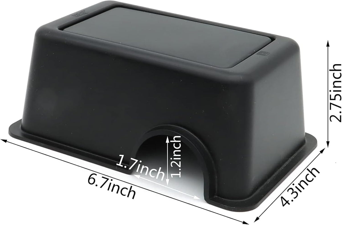Reptile Hide Box Snake Hide Feel Secure and Safe, Gecko Hide - Black / Small 4 Pcs - image 2