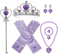Princess Anna Costume Dress up Accessories for Girls Anna Cosplay - Purple Sofia