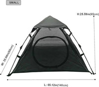 Portable Large Pop Up Pet Cat Tents Enclosures House for Outside Patio Indoor for Cat Puppy Rabbit Small Animals,Quick Opened,Independent or can be Connected to Tunnels