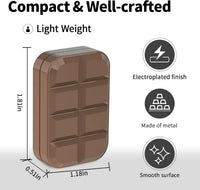 Fidget Toys Adults Magnetic Desk Toy Metal Fidgets Slider - Chocolate Brown - image 2