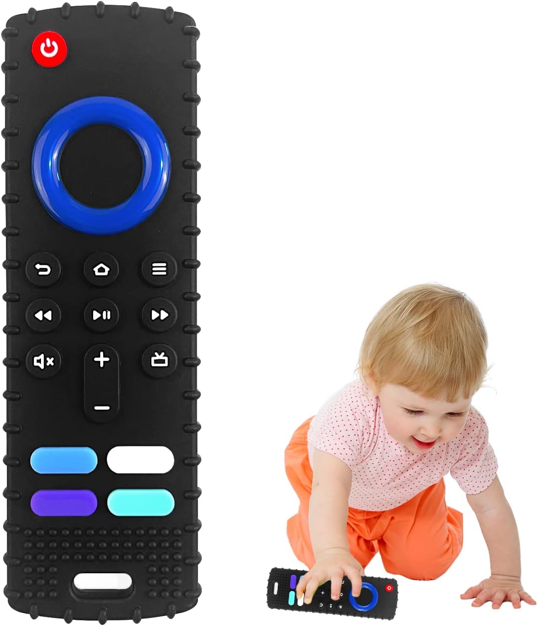 2-Pack Silicone Baby Teething Toys - FTV-1 pack