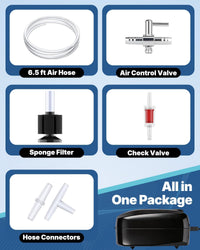 Uniclife Aquarium Air Pump - 100 - 200 Gallons - image 3