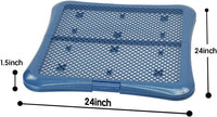 petphabet Training Pad Holder Floor Protection Dog Pad Holder Mesh - 24"X24" - image 2