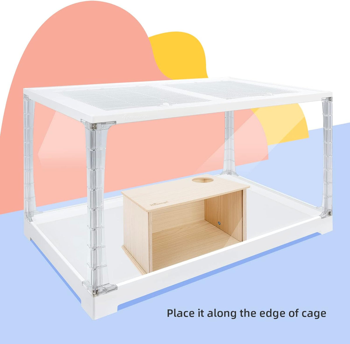 Niteangel Visible Hamster Digging Box for Syrian Dwarf Roborovski - image 4