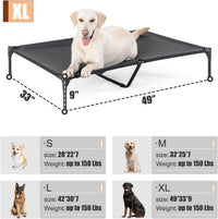 Garnpet Elevated Dog Bed for Large Dogs - Green / X-Large - image 2