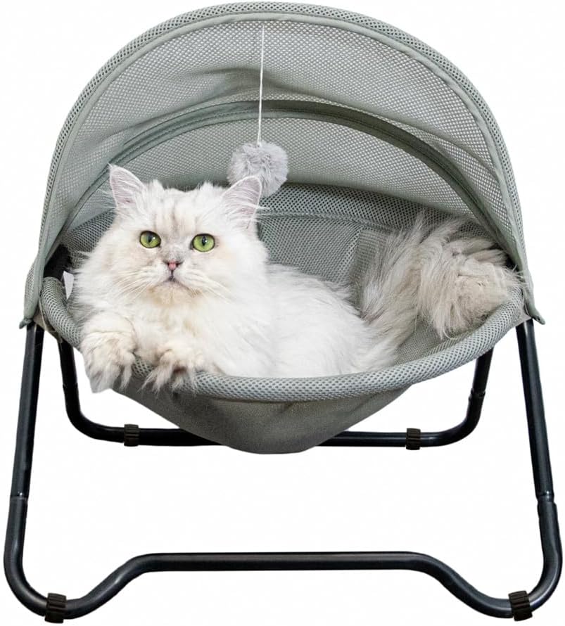 Cat Bed, Pet Hammock Bed for Cats and Dogs - Grey
