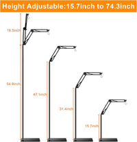 Reptile Lamp Stand Reptile Light Stand – Essentials for Reptiles And Amphibians - 15.7-74.3 inches (without Lampshade) - image 2