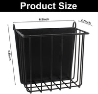 2PCS Rabbit Hay Feeder Guinea Pig Hay Feeder with Heavy-Duty Metal - 1 piece / black - image 2