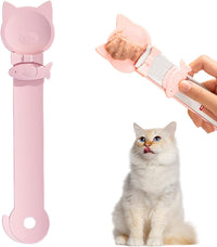 PETPAWLOVELY-3PCS Cat Treat Spoon Squeeze - Pink - 1 Spoon