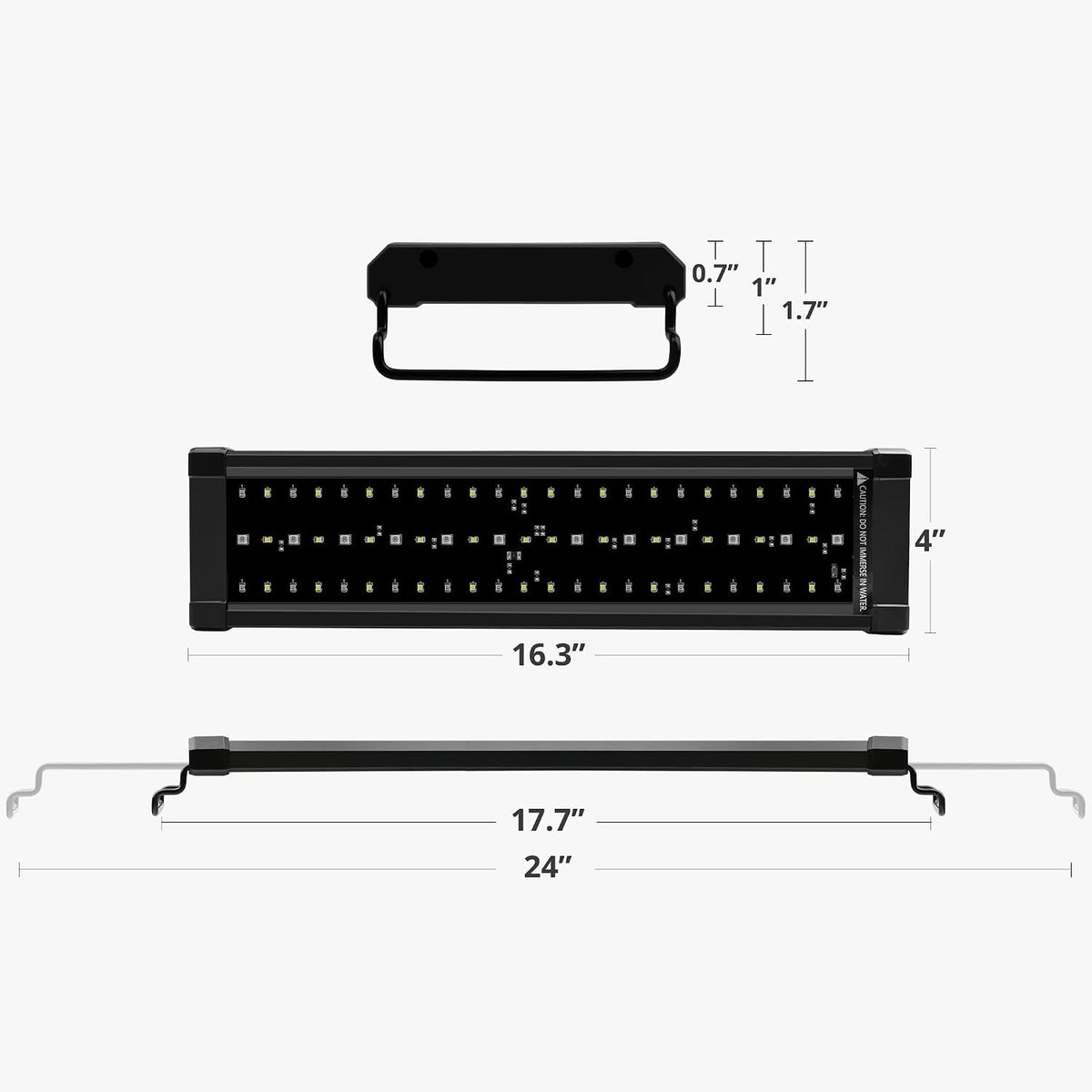 NICREW ClassicLED Marine Saltwater Aquarium Light, 48W for 48 - 18 - 24 in - image 4