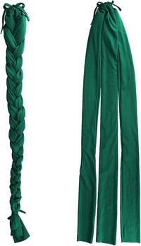 Harrison Howard 3 Tube Stretchy Fabrics Adjustable Closure Lightweight Horse Tail Bag for Horses Braid-in Tail Bag