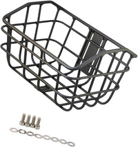 Basket Black Front Sturdy Construction Aluminum Alloy Large Capacity Accessories Cargo Container for Pet Transport