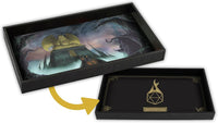 Forged Dice Co. Dice Tray 14" - Black Tray W/ Cthulhu Temple Mat