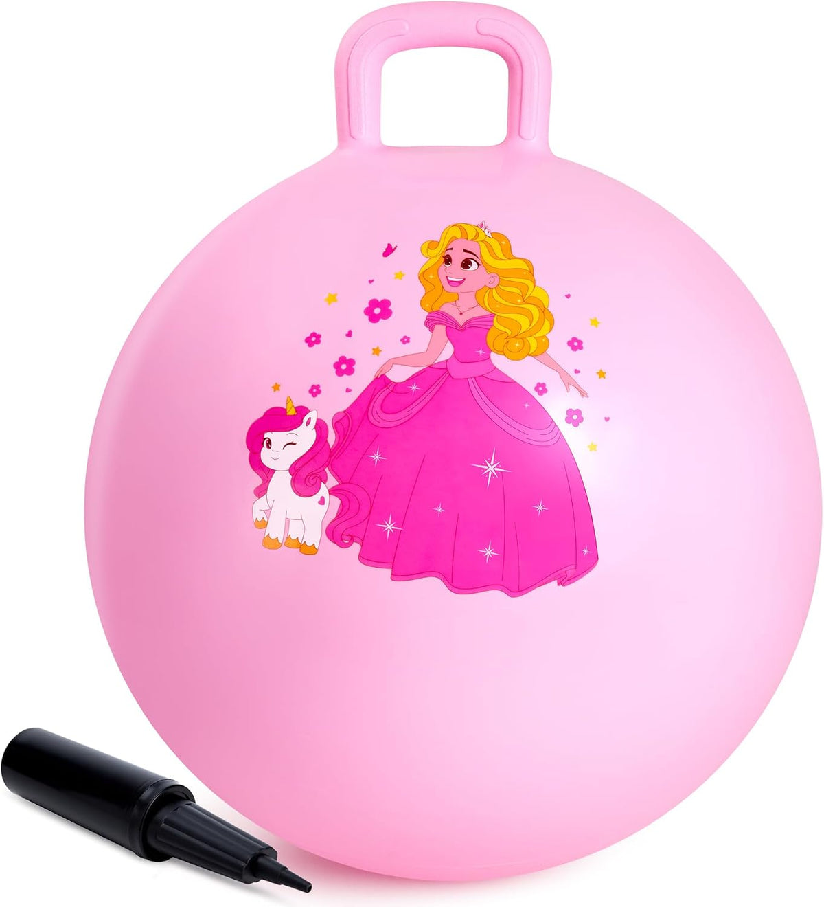 ZOOJOY Hopper Ball, Hopping Toys for Kids - Age:3-8(18''/45cm) / Pink Princess