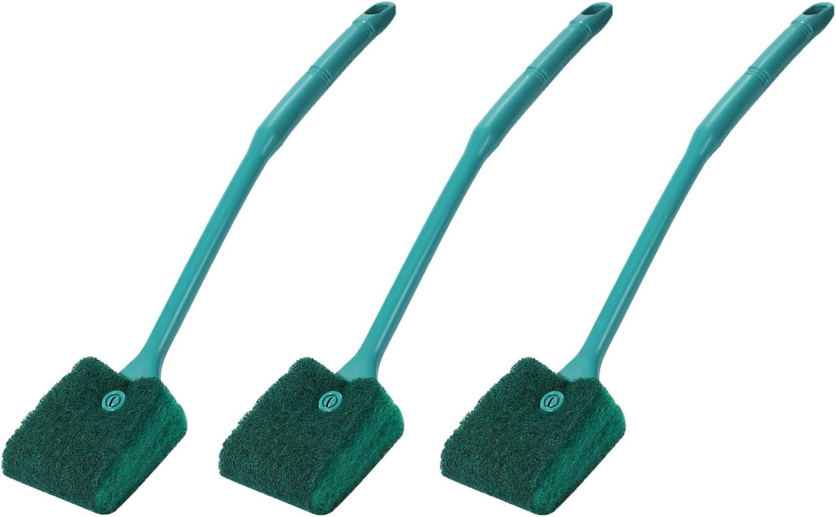 AQUANEAT Fish Tank Cleaning Tools - green / 3pcs