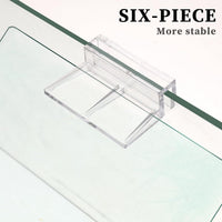 Sliverdew 6 PCS Aquarium Lid Clips, Plastic Fish Tank Cover - for 8mm thickness - image 2