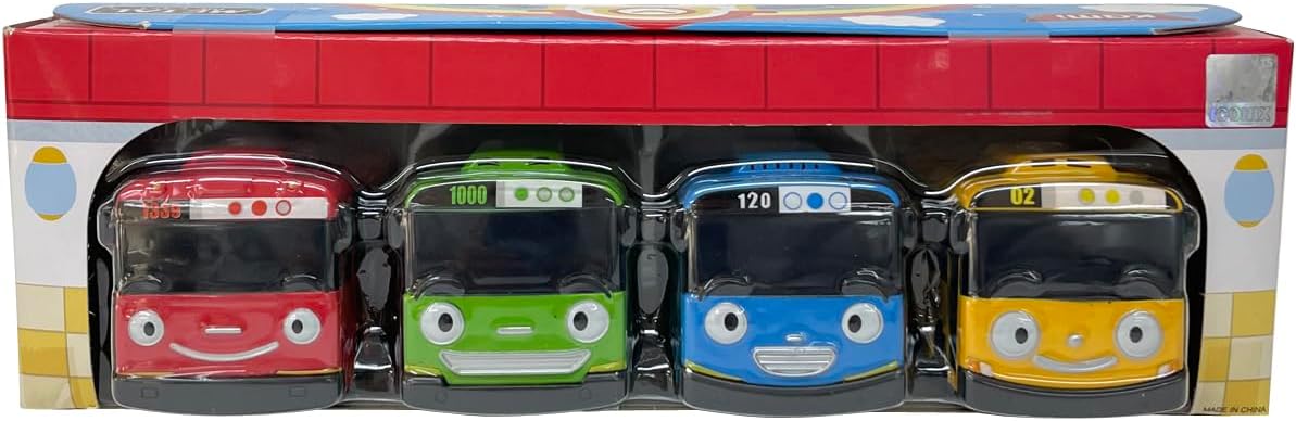 Tayo Gani Lani Rogi - The Little Bus Tayo Special Metal Vehicles Set 4pcs – Fun for Kids & Family