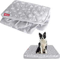 Waterproof Dog Bed Covers Replacement Lovely Grey Star Print - Grey Star / 29 x 41 x 6 inch