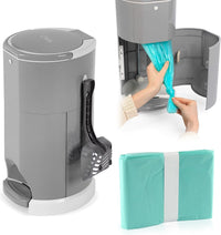 8 Pack Cat Litter Pail Liner Refills Bags Compatible with Litter - 4 Pack - image 2