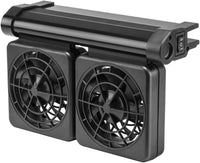 DaToo 3 Fans Aquarium Chiller Fish Tank Fan Aquarium Cooling Fan - 2 Fans