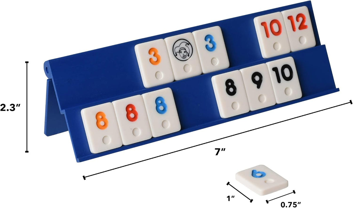 Point Games Classic Rummy Cube Game Full Size - Mini Travel Rummy - image 2